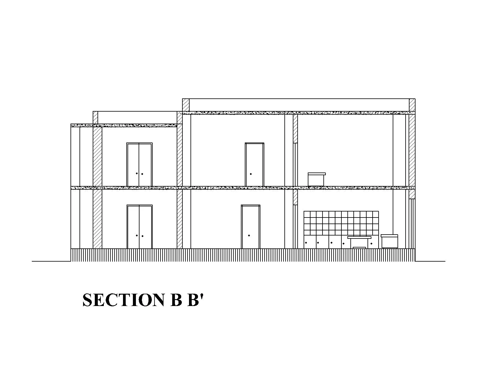 Section B–B′